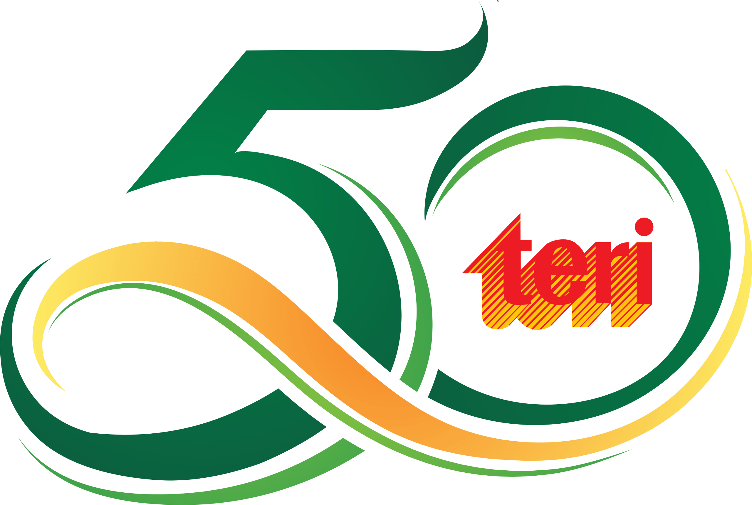 TERI 50 Year Logo Seal