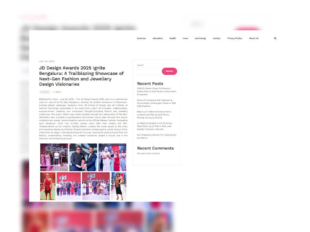 D Design Awards 2025 Ignite Bengaluru A Trailblazing Showcase of Next Gen Fashion